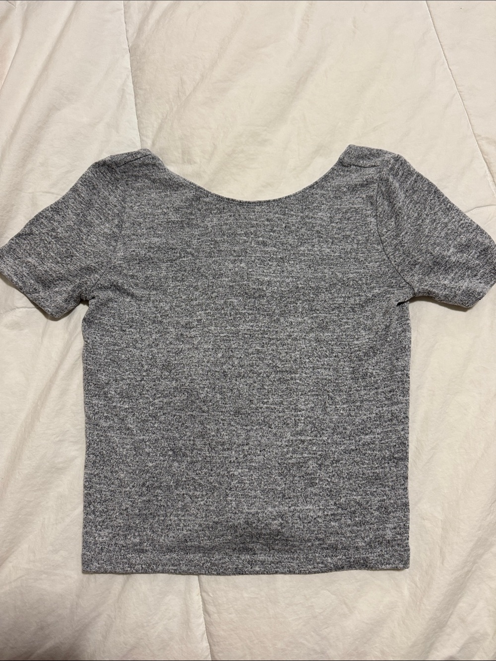 Wilfred Heather Gray Short Sleeve Knit Top